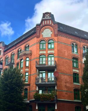 Allie Gonino Instagram - Hamburg moments.

1. Details 
2. Classic cola vs. hipster cola
3. Cute lil building
4. One of many unbelievably huge cargo ships (it’s amazing how much stuff humans need! And don’t get me started on the mind-blowing physics of how these things are built, can float while being so heavy, and all the machinery and engineering required to make them work.) 
5. ‘Nother cute lil building
6. St. Pauli 
7. Elbphilharmonie 
8. Accidental candid of a precious stranger in a cafe