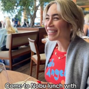 Allie Kaplan Instagram - We all have matching t shirts 🥹
.
.
.
.
.
.
#lunch #nobu #sushi #malibu #family