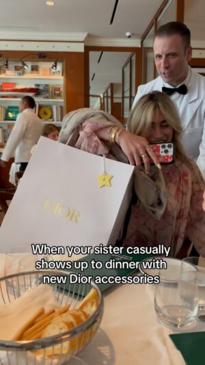 Allie Kaplan Instagram - This is why they were 20 minutes late to dinner 🤣🤣
.
.
.
.
.
#luxury #couplegoals #relationshipgoals #dior #shopping #shoppinghaul #shoppingaddict #girlmath