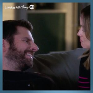 Allison Miller Instagram - Wowowowow we’re back tonight and it turns out Eddie gets around EVEN MORE THAN WE THOUGHT. DANG!!! All this smooching got Theo confused!!!@millionlittlethingsabc tonight 10/9c and streaming on HULU! #amillionlittlethings