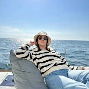 Allison Paige Instagram - It’s giving nautical and only mildly seasick