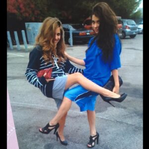 Allison Paige Instagram - Hi bestie 👋🏻 My first friend true love in LA. We drank wine out of teacups 14 years ago and I couldn’t imagine a single second of life without you since.
This next chapter around the sun is going to be the most beautiful and exciting yet. ✨ I love you sister friend. There is no soul like yours ✨ Happy born day @haleypharo! #hurryupandmakemeanauntie #chickychickyfreefree
