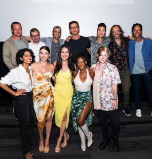 Allison Paige Instagram - Simply the best night of celebration, conversations, and creative powerhouses in a full theater! What a special group of humans I got to play with. 
We did that @dinnerpartymovie and it’s pretty fkn beautiful ✨✨