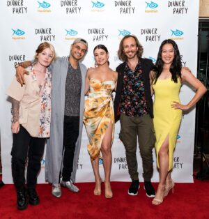 Allison Paige Instagram - Simply the best night of celebration, conversations, and creative powerhouses in a full theater! What a special group of humans I got to play with. 
We did that @dinnerpartymovie and it’s pretty fkn beautiful ✨✨