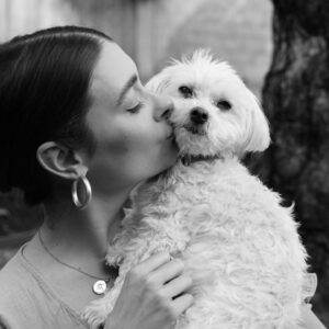 Allison Paige Instagram - Hi my girl. 
Today is 6 months without you. It’s taken me this long to really look at photos of you let alone try to find the right combination of words to describe the thing I love most in this world but let’s give it a shot… I waited my entire childhood for a dog. Begging Santa every Christmas or trying to crack my mom into letting us keep the strays we found. I’d cry and cry and couldn’t understand why it was taking so long. I’ve now come to realize, outside of my mother faking allergies 😜, that the universe was just preparing me for the absolute greatest love and friendship I would ever know. You picked me the second I saw you. Our souls finding each other again and for half of my life you were my little North Star. Guiding me and shaping me in ways nothing else has. 
You loved me when I didn’t love myself, you healed my heart when it was broken, you reminded me of my confidence with every adventure pup step you took, and you saw me when it felt like no one in the world did. With just a look or a lick or a head on my leg, you reminded me who I was and what I was worth. You showed me every day what it meant to be bold and silly and unafraid to take up space. You were the smartest. Too smart ha. You were my absolute favorite part of life and for 17 years we made the best team. All 8 pounds of attitude and pure love. 
I miss you beyond my Momma girl. It’s like a limb is missing from my body. There hasn’t been a morning I don’t keep my eyes closed for just a minute longer hoping that when I open them you will be on my pillow nose to nose with me again. I wish the term “time heals” was true but not in this case. The more time that passes the more bitter I feel I have to do life without you but you know what… I’m ok with that. Because I know that little bitter sting is just your sassy ass reminding me you are my #1 and with me always and then I’m flooded with our memories and your love and I’m full again. You are woven into the fabric of who I am forever and it was the greatest honor of my life getting to be your momma. I’ll meet you in the trees Minyah 💕