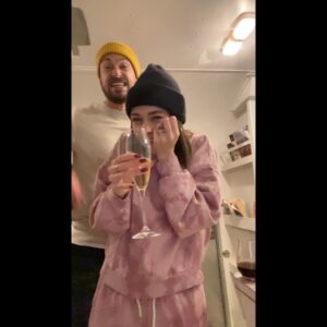 Allison Paige Instagram - 7 years ago today I called you my boyfriend for the first time. 1 year ago today I said “yes” to the easiest question I’ve ever been asked.
Happy anniversary my love 🫶🏻
.
We should start wedding planing before Judy kills us
