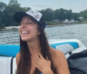 Allison Paige Instagram - 📍Big Crooked Lake
.
Sunsets, strong women, and bushes in the midlight 😜