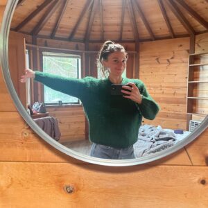 Ally Pankiw Instagram - here’s looking at you, spring. thanks winter, for writing and hibernating and cults and god stuff and growth and new babies and family and all kinds of good shit 🌊