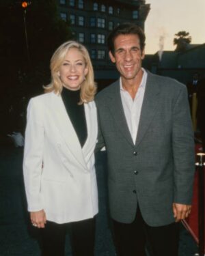 Ally Walker Instagram - @nbc Fall Season Event with the always dapper @robertdavi at Burbank Studios in July of 1996! 

#profiler #samwaters #robertdavi #allywalker #nbc #1996