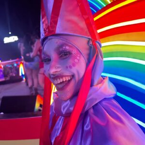 Alondra Excene Shields Instagram - 🌈EDC LAS VEGAS🌈
This weekend was my 4th year of being on the airbrush team for @edc_lasvegas @insomniacentertainers 
I LOVE my fellow artists & all the amazing performers who sit in our chairs! ✨ I love getting to create the Carnevale Clowns every year 😍 they’re my faves 🥰
Thank you @mseasy for having me!
Airbrush team:
Lead @super.nava 
@charlottehawtmakeup 
@al_artistry_ 
@cheekocheeko 
@alondraexcene 
Until next year! ✨🌈✨
•
•
•
•
•
#edc #edclv #edclasvegas #insomniacevents #airbrushartist #carnevaleclowns #clowns #undertheelectricsky
