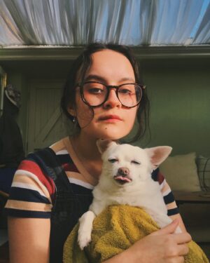 Aloreia Spencer Instagram - dog duty