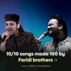 Altamash Faridi Instagram - The sufi vibe they add to the song is just🤌

#Bollywoodsongs #btownmusic #bollywoodmusic #musicduo #vekamleya #deewanimastani #terevaaste #shadabfaridi #altamashfaridi #bollywoodsingers