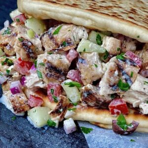 Alton Brown Instagram - This classic chicken salad gets an international flavor upgrade with Greek yogurt and kalamata olives. 

#linkinbio #freshveg #springvegetables #itsallgreekchickensaladtome #altoneatshisveg