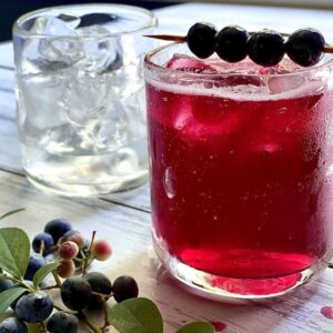 Alton Brown Instagram - It looks like we can expect a bumper crop of blueberries in the south this summer. This is what I'll be doing with most of mine. 
#linkinbio #blueberrysoda #refresher #berryseason #summerbeverage
