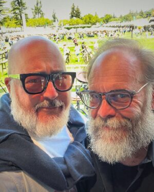 Alton Brown Instagram - Just hanging out at the Santa auditions. @chefaz @bottlerocknapa
