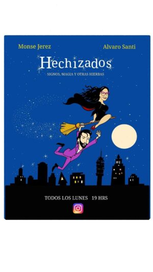 Alvaro Santi Instagram - Prepárense para una dosis de magia y risas cada lunes a las 19:00 hrs, HECHIZADOS ✨🧹
Un espacio  donde la Comedia se mezcla con la magia y la sabiduría del Tarot 🎴✨

Junto a @alvarosanti y @soymonsejerez 
exploraremos la guía signo a signo para descubrir qué aventuras nos depara el destino! 

 ¿Te atreves a dejar que la magia de “Hechizados” te envuelva? 
Entonces únete a nosotros y déjate llevar por la buena energía. Nos vemos este lunes 15 y todos los lunes a través de Instagram Live 🧹💖
.
.
#monsejerez #alvarosanti #tarot #zodiaco #geminis  #risas #predicciones #hechizados #buenaenergia #estreno