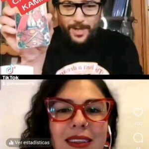 Alvaro Santi Instagram - Ayer, en el segundo capítulo de "HECHIZADOS" , junto a  @soymonsejerez  le leímos el Tarot a Carla Jara y Kaminski