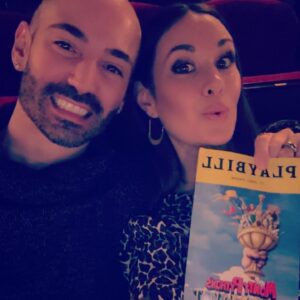 Aly Mang Instagram - ✨Monty Python’s Spamalot on Broadway! 

A hilarious parody of the Legend of #KingArthur & his quest for the grail 🏆 @spamalotbway — Bravo @jonathandbennett 👏🏻 Making his Broadway debut! 

The best bday bestie tradition w @mikey.james.fit 🥳

#HolyGrail #Spamalot #MontyPython #Comedy #Musical #Broadway #HappyPlace #NYC #Playbill #KingArthursQuest #KingArthurAndTheHolyGrail