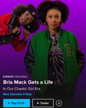 Amalia Williamson Instagram - GIRLIESSSSS it’s OUT @briamackgetsalife first 3 episodes are LIVE on Crave 🇨🇦next 3 episodes drop next Friday. This show has been an absolute dream to work on. I cannot wait for y’all to meet my girl Gemma. And thank you for letting me have my theatre moment on stage last night 💖