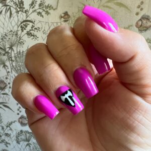 Amanda-Faye Jimenez Instagram - Finally getting around to June/Pride dump. So appropriately #femmefriday and appropriately Barbie Friday tbh because so many icons herein wowow!

🩷 lesbian flag nails
🩷 fangirling over performing with @kirstenvangsness at @sororitytheatre Waves 
🩷 First annual Disney Gays and Disney Adults Are Not The Same Thing But Yeah This Is The Best Night Of Our Lives Summit aka Disney Pride Nite
🩷 My heartthrob Poodle!!
🩷 Let’s Go Sparks (clap clap clap clap clap)
🩷 lesbian flag (inspired) nails
🩷 with one of my personal heroes and femme icon @guinevereturner signing her incredible memoir When The World Didn’t End
🩷 Peaches Pride @queerlybelovedsf 
🩷 my @ashashashashashashley 
🩷 Bratmobile show with my angels @kpepe and @samiterrestrial
