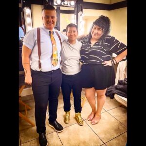 Amanda-Faye Jimenez Instagram - Obviously there were so many things that happened in the episode that couldn’t make it to tv in order to focus on the Queens and the competition. I still have so much to say about the experience filming Drag Race as well as what happened after the show aired, so stay tuned for that (if you want, idfk!) but I wanted to say a special thanks to my fellow lesbian makeover contestants @angieevansbutch and @lisachangadveja 😍😭

One of the things you didn’t get to see is how much fun we had filming together and of course the bts times in the trailer getting to know each other and the “waaait what are we doing again??” moments. I was so scared to put myself out there like this for a lot of reasons, but the first day in the parking lot when I saw Angie, who I’ve known for over a decade just from being a dyke about town in the L.A.-area, I was so relieved. It reminded me that in addition to queer fam, who we were absolutely among in all ways during filming - from our Queens to producers to PAs, everyone was so incredible to us - lesbian community specifically is home, instant family. Sorry to be dramatic, but none of us had ever done anything like this before and when it was over I truly felt like a changed person on a cellular level (for like 3 weeks lol) and I’ll be bonded with these two amazing women over that for the rest of my life! 

In addition to being a barista (however you want to say it) and co-owner of @wideeyesopenpalms, Angie is a beloved pillar of the Long Beach community, musician, and (duh) performer. Lisa is seriously one of the kindest people I’ve ever met and was incredible at pep talks, so her non-profit background was no surprise, but I loved learning that she’s a dyke on a bike aka motorcycle enthusiast and also a writer of children’s books, her most recent being “Chang’s Favorite Fruit.” And now, I feel so insanely lucky to call these two my Drag Sisters 4-Ever!

Special thanks to our producers Frankie @frankiehalleman and Julio @goforjsauce, who literally seemed to be doing 500 things but were always there when we needed them somehow?? Loved getting to know and hanging with both of you! 

🩷 @jimbothedragclown @thekandymuse @jessicawild