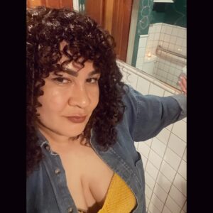 Amanda-Faye Jimenez Instagram - Yesterday I sat in bed for hours marveling at what a good mood I was in and thinking how grateful I am for my new therapist and that I think my new antidepressants are working…and promptly forgot to take that morning’s dose. Anyways, here is a selfie I took because I’m experimenting with existence again   swipe for what I’m up to. REALLY EXCITED (terrified, horror-stricken, grateful [that word again]) to get back on stage for the first time in over 6 months starting in June!! I hope you are doing ok, even though.