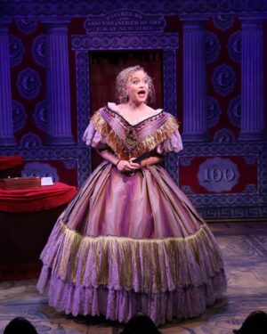 Amanda Jane Cooper Instagram - It’s World Theatre Day! “Come what may…”, 🎶 I’m so thankful to create on stage. And for the folks who believed in this eleven year old girl & beyond. No one does it alone. 

Today I’m thinking of Susan Messner, Lisa Eaton, Bob Morris, Glenn Kinckner, Paul Spencer Adkins, Gary Kline & all my @cmudrama professors, @kent.gash, @wickedschwartz, @burnscraig, my family, Joan Lader, @irish_rep, @sacmusicals, @braveartistsmanagement and SO many more! Thank you for giving me a chance to live a dream. The adventure continues. 

Also: A few days ago was National Puppy Day, so let’s hear it for Sandy!! 

“You’re always a day away…” 🎭