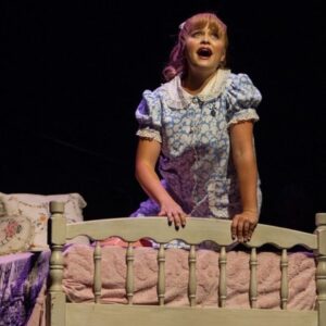 Amanda Jane Cooper Instagram - It’s World Theatre Day! “Come what may…”, 🎶 I’m so thankful to create on stage. And for the folks who believed in this eleven year old girl & beyond. No one does it alone. 

Today I’m thinking of Susan Messner, Lisa Eaton, Bob Morris, Glenn Kinckner, Paul Spencer Adkins, Gary Kline & all my @cmudrama professors, @kent.gash, @wickedschwartz, @burnscraig, my family, Joan Lader, @irish_rep, @sacmusicals, @braveartistsmanagement and SO many more! Thank you for giving me a chance to live a dream. The adventure continues. 

Also: A few days ago was National Puppy Day, so let’s hear it for Sandy!! 

“You’re always a day away…” 🎭