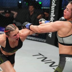 Amanda Leve Instagram - Last night was suppose to be fight night for me, but unfortunately, the universe had other plans. I wasn’t going to make a post, but I want it known that I was physically, mentally, & technically at my very best for the fight & the PFL tournament. I wasn’t able to be cleared medically due to something found on my MRA scan of my brain that is now looking like I will probably never be able to fight in MMA again. 
All I’ve known since I was a teenager was that I wanted to fight. I was disciplined & dedicated, so I hate that this is how my story is turning out. As happy as I am that I got to the professional stage, I feel like I was only getting started. It saddens me to think I’ll never be able to reach my full potential in the cage. And after seeing those fights last night, I know, without a doubt, I would’ve been one of the best women’s featherweights in the world. I’ll still train & grapple, but nothing will compare to fighting. 
I want to thank everyone who has helped me over the course of my mma career, the people who cheered for me, and to the @pflmma for giving me an amazing opportunity in my last two fights. 

#MMA #WMMA #fight #fighting #mixedmartialarts #professionalfighter #pro #profight #pfl #pflseason #punching #boxing #grappling #striking #strong #conditioned #winner #victory #training #gladiator #fightnight #pflmma #headkick #handraised