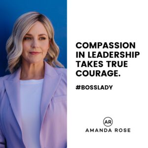 Amanda Rose Instagram - Don't let anyone ever tell you that compassion in leadership is a weakness ❗ In fact, it actually takes more strength to remain compassionate in a world that values power, money and fame.

Especially if you are a young or up-and-coming leader, it's important never to compromise your values just to get ahead. We need more leaders with true care for others, and less leaders doing it for the money or prestige.

#leadership #compassion #strength #values #womeninleadership #womeninbusiness #leadershiptips #careermentor #leadershipmentor #amandarose #bosslady #leadershipadvice #leadershipadvice
