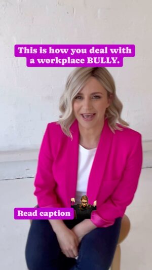 Amanda Rose Instagram - A lot of people don’t feel like going to work because someone at work is a bully (yes they can be more!).

👉 A bully will always want to press your buttons so make sure they don’t know your vulnerabilities, or your weaknesses or any area where they know you can get emotional or reactive.

👉 When they send you passive aggressive emails always ignore everything that is not business related and just respond factually to business related components and that is it.

👉 Avoid being alone with them, because they can turn on the charm in public and be quite vicious privately.

👉 Keep a journal of their behaviour and things that I’ve done in case you need to have proof if something blows up.

👉 Avoid talking about them to anyone at work and limit how much to talk about them outside of work, because the more you discuss them the more they are in your head and can influence your mood.

🚨Remember in order to take someone’s power away, you need to take away their attention. 

If you need help surviving the workplace DM me ☺️👏

#Workplace #WorkplaceBully #Woolley #Confidence #AtWork #PeopleAtWork #Narcissist #KoreaTips #MeetingTips