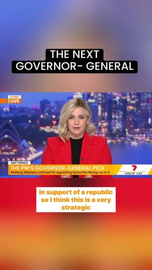 Amanda Rose Instagram - Interesting discussion today on @sunriseon7 Hot Topics.

Sam is very accomplished woman and leader and I don’t have an issue that she’d an activist as we all are in one way or another and at differing levels. 

She is also vocal about wanting Australia to be a republic.

My view is this 👉the government is being very politically strategic by putting someone who supports a republic in the role of Governor-General and I look forward to seeing how it plays out.

#auspol #replublic #monarchists #australia #commonwealth #governorgeneral