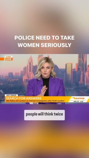 Amanda Rose Instagram - Police need to take women seriously.

Maybe if the police were held accountable for their actions, and the officers who ignored or were dismissive of women who’ve come to them for HELP and who ended up dying should be held partly responsible.

We need to remember that in any organisation, the culture is set from the TOP.

What is happening at the top of the police force that is allowing offices to be conditioned to be so dismissive of the women who come to them in fear for their lives?

#DomesticViolence #DV #BelieveWomen #Accountability #PoliceForce  #nswpol #auspol