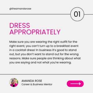 Amanda Rose Instagram - One of the most influential and efficient ways to raise your profile and generate quality partnerships and leads in the business world is through networking 🤝

However, networking will only help you if done strategically and with confidence. As with most things, there are certain do’s and don’ts when it comes to networking. Here are my top tips for those of you wanting to network with confidence.

🙋🏻‍♀️ If you’re looking for a mentor to help you navigate the world of business, I offer one-on-one mentoring services. Work with me to strategise for your business and tackle the obstacles standing in your way. Learn more on my website (link in bio)

#networking #networkingtips #businessmentor #businesstips #confidence #careermentor #amandarose #bosslady #womeninleadership #womeninbusiness