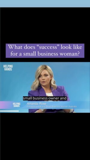 Amanda Rose Instagram - Tune in to @9gem this Saturday at 10am to catch me on the @helpinghandstvau panel discussing success as a small business woman 📺

In my experience working in small business and mentoring many other small business women, there are two key factors that contribute to success: profitability and running a value-aligned business.

🤝 These things together mean that not only is a business providing its owner with financial independence, it is also fulfilling them on an emotional and ethical level. It’s a powerful combination that I hope every small business woman is able to achieve.

Watch the full panel on @9gem this Saturday at 10am, on @channel9 at 5:30am Sunday morning, or catch the replay anytime on @9now 

#smallbusinesswomen #womeninbusiness #business #success #smallbusinesswomenaustralia #helpinghands #businesssuccess