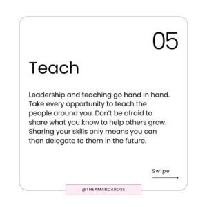 Amanda Rose Instagram - There is a big difference between being a leader and being "the boss". In business it is assumed that if you are in a position of power then you are automatically a leader, but this is not necessarily the case. I'm sure all of us have experienced a boss who was an ineffectual leader 😬

On the flip side, many of us have had to lead from below and manage UP ⬆

So how can you lead when you're not the one at the top of the chain? These tips will help you demonstrate your leadership capabilities and lead those around (and even above) you.

🙋‍♀️ Looking for a mentor to help you lead more confidently and fast-track your leadership career? I help women overcome obstacles and plan the next steps in their career. Learn more about my mentoring via my website (link in bio) or DM me.

#leadershiptips #leadershipadvice #careeradvice #careermentoring #womeninleadership #womeninbusiness #leadership #careermentor #leadershipmentor #amandarose #bosslady
