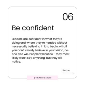 Amanda Rose Instagram - There is a big difference between being a leader and being "the boss". In business it is assumed that if you are in a position of power then you are automatically a leader, but this is not necessarily the case. I'm sure all of us have experienced a boss who was an ineffectual leader 😬

On the flip side, many of us have had to lead from below and manage UP ⬆

So how can you lead when you're not the one at the top of the chain? These tips will help you demonstrate your leadership capabilities and lead those around (and even above) you.

🙋‍♀️ Looking for a mentor to help you lead more confidently and fast-track your leadership career? I help women overcome obstacles and plan the next steps in their career. Learn more about my mentoring via my website (link in bio) or DM me.

#leadershiptips #leadershipadvice #careeradvice #careermentoring #womeninleadership #womeninbusiness #leadership #careermentor #leadershipmentor #amandarose #bosslady