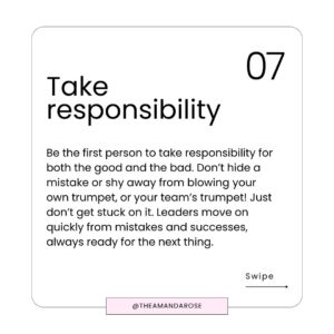 Amanda Rose Instagram - There is a big difference between being a leader and being "the boss". In business it is assumed that if you are in a position of power then you are automatically a leader, but this is not necessarily the case. I'm sure all of us have experienced a boss who was an ineffectual leader 😬

On the flip side, many of us have had to lead from below and manage UP ⬆

So how can you lead when you're not the one at the top of the chain? These tips will help you demonstrate your leadership capabilities and lead those around (and even above) you.

🙋‍♀️ Looking for a mentor to help you lead more confidently and fast-track your leadership career? I help women overcome obstacles and plan the next steps in their career. Learn more about my mentoring via my website (link in bio) or DM me.

#leadershiptips #leadershipadvice #careeradvice #careermentoring #womeninleadership #womeninbusiness #leadership #careermentor #leadershipmentor #amandarose #bosslady