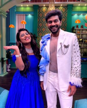 Ambati Arjun Instagram - Candids with the Tarzan ❤️ @ambati_arjun ❤️

Outfit : @pari.designers_ 👗

#biggboss7 #biggboss7buzz #biggboss7buzzz #telugubiggboss #biggbosstelugu #biggbosstelugu7 #biggboss7telugu #geeturoyal #exitinterview #biggbosstelugubuzz