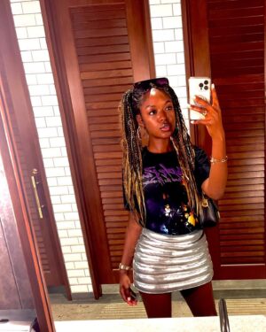 Amber Reign Smith Instagram - If you get offended it is what it is bih I’m from Atlanta so I got a slick mouth 🤭 

Braiding Hair x @officialdarlingusa 
Braids x @hairbymiing 

#TheMillenniumTour #StateFarmArena #Atlanta #Atl #Concert #DateNight #Birthday #Scorpio #Fendi #Braids #black #blackgirlmagic #photodump