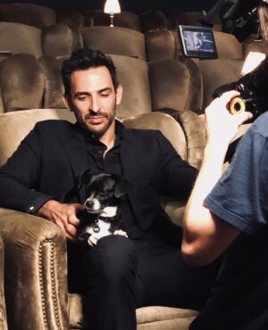 Amir Arison Instagram - Apparently it's #NationalPetParentDay - throwback to @reinatherescue 's @bonobos shoot.  #DogParent #DogDad #FurBabies #Bonobos #Love #Family Shout out to all pet parents, especially those rescue adoptions.