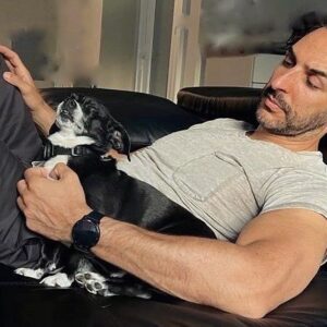 Amir Arison Instagram - Belated Father's Day to #DogDads 
#ReinaTheRescue #AdoptDontShop #RescueDog #RescuePets #DogDaddy #Daddy