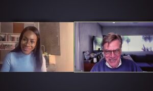 Amma Asante Instagram - I enjoyed doing this “In Conversation with” Aaron Sorkin today, talking #Directing #Writing and the #TheTrialOfTheChicago7 for @directors_uk