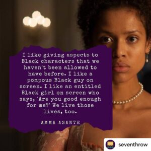 Amma Asante Instagram - Very much enjoyed doing a #masterclass for @seventhrow #LockdownFilmSchool.  If you missed it please visit their #IG page for how to view on youtube or read transcript #Filmmaking #ScreenWriting #Directing ... and of course... #WomenInFilm
Film Stills from:
A Way of Life
Belle
A United Kingdom
Where Hands Touch

Repost @withregram • @seventhrow: We've transcribed our #LockdownFilmSchool session with Amma Asante (@iammaasante) so you can take in her absolutely genius insights either by watching on YouTube or by reading them on the site.

Here are some of our favourite Asante quotes from the session (although you really have to watch/read the whole thing because all of her insights are so brilliant and inspiring).