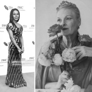 Amma Asante Instagram - I adored wearing Vivienne Westwood’s designs, on and off of the red carpet -  especially for the stories their artistry conjured up in me.  I’m so grateful for Vivienne’s  absolute art and audacity - both of which were madly inspiring. May she rest in peace 🤍🕊♥️

#viviennewestwood