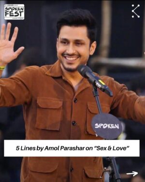 Amol Parashar Instagram - Jab humein laga ki Amol ko “kilo ke bhav sex mil raha hai, tab woh ek stable relationship mein ja chuka tha” aur hum “Casual Sex” par he atak ke reh gay! (Iykyk)

“My Girlfriend’s Boyfriend” by Amol Parashar is OUT on Kommune’s YouTube Channel! Don’t miss out, warna FOMO ho jaega 🙆🏻‍♀️
LINK IN BIO 🌻

#relationships #love #pyaar #amolparashar #kommune #spokenfest #spokenfest2024