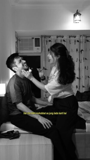 Amol Parashar Instagram - When you fall in love for the first time , you’re unaware of the hurt & pain it comes with & when your heart breaks for the first time is a new feeling all together & every-time you try to fall in love after, you’ll always have traces of that pain, you’ll always be aware. Because now you know what “nafrat” or hatred feels like. An ode to “hatred” that is trying to protect you.

@amolparashar baba you are very beautiful💖

@parulmundraaa here’s your debut 🧿

Concept, Shot & Edited by @digiphin