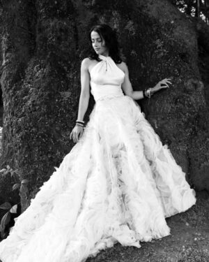 Amrita Acharia Instagram - The dress of dreams? Damn right.
My incredible seamstress @inmano_studio doing alteration wonders with @halfpennylondon ruffle rose & created an outrageous mini dress to go under! Thanks @jemimashoots for fun on the heath with this shoot 🤗💥
💪🏽 by @amywilscoaching 
👄make up - yours truly taught by @abbirichards_
🥰 skin glow @dr_ifeoma_ejikeme 
💁🏽‍♀️ hair by @chloesidneyboyle