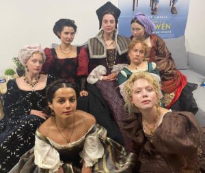 Amrita Acharia Instagram - The #TheSerpentQueen posse awaits. 🐍 

Watch the premiere of #TheSerpentQueen now on the STARZ App in the US and STARZPLAY internationally