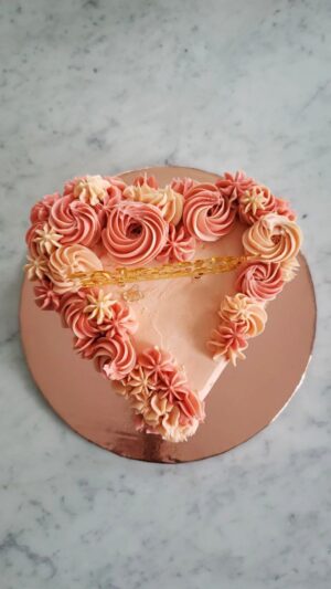 Amy Bouzaglo Instagram - #ombre #buttercream #birthdaycake #russianbuttercream #lifeispeachy #rosegold